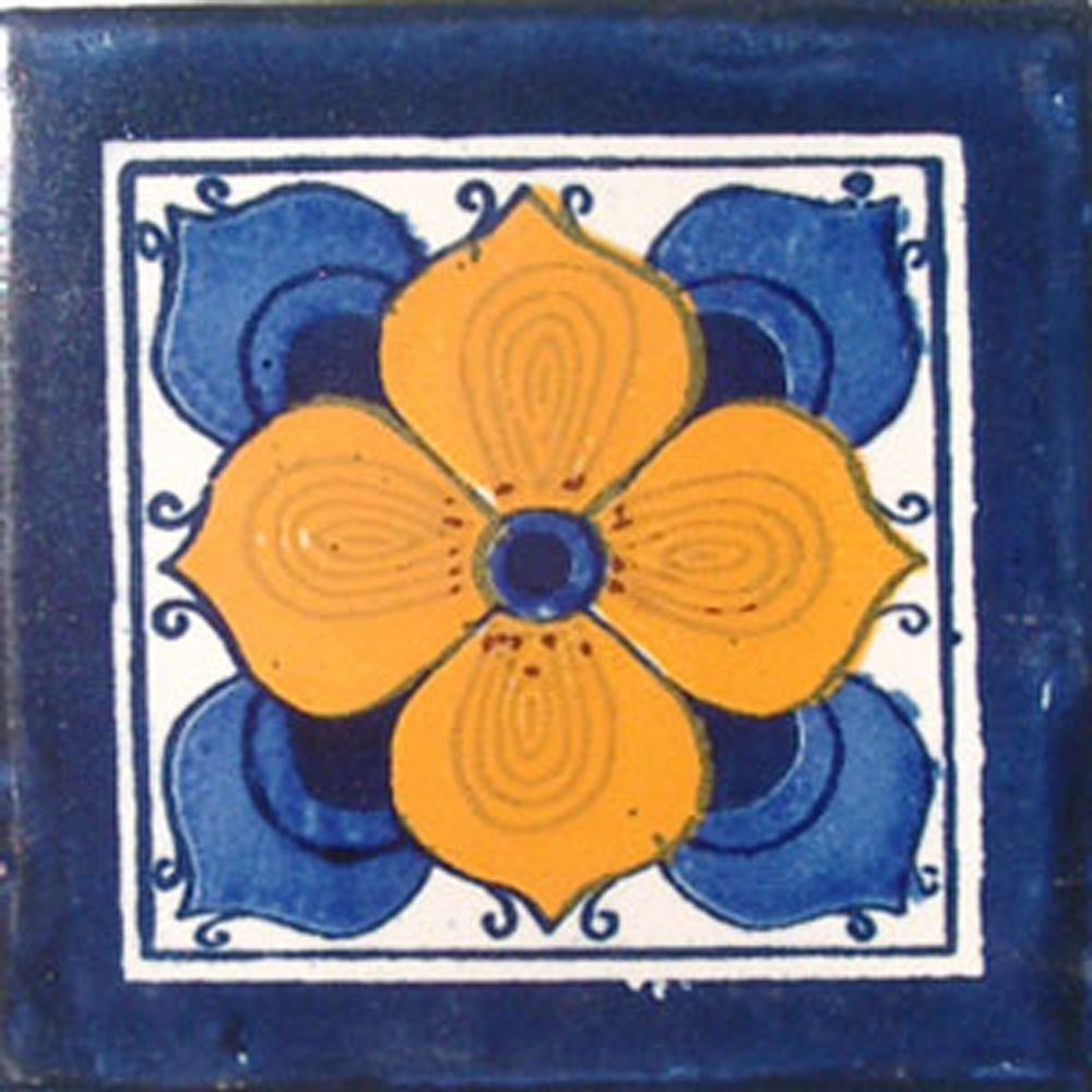 #C010 MEXICAN CERAMIC HANDMADE TALAVERA TILE SETS