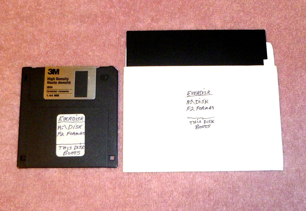 Vintage NOS/Mint Everex EV-349-02 16-bit MFM Hard/Floppy Controller & Software