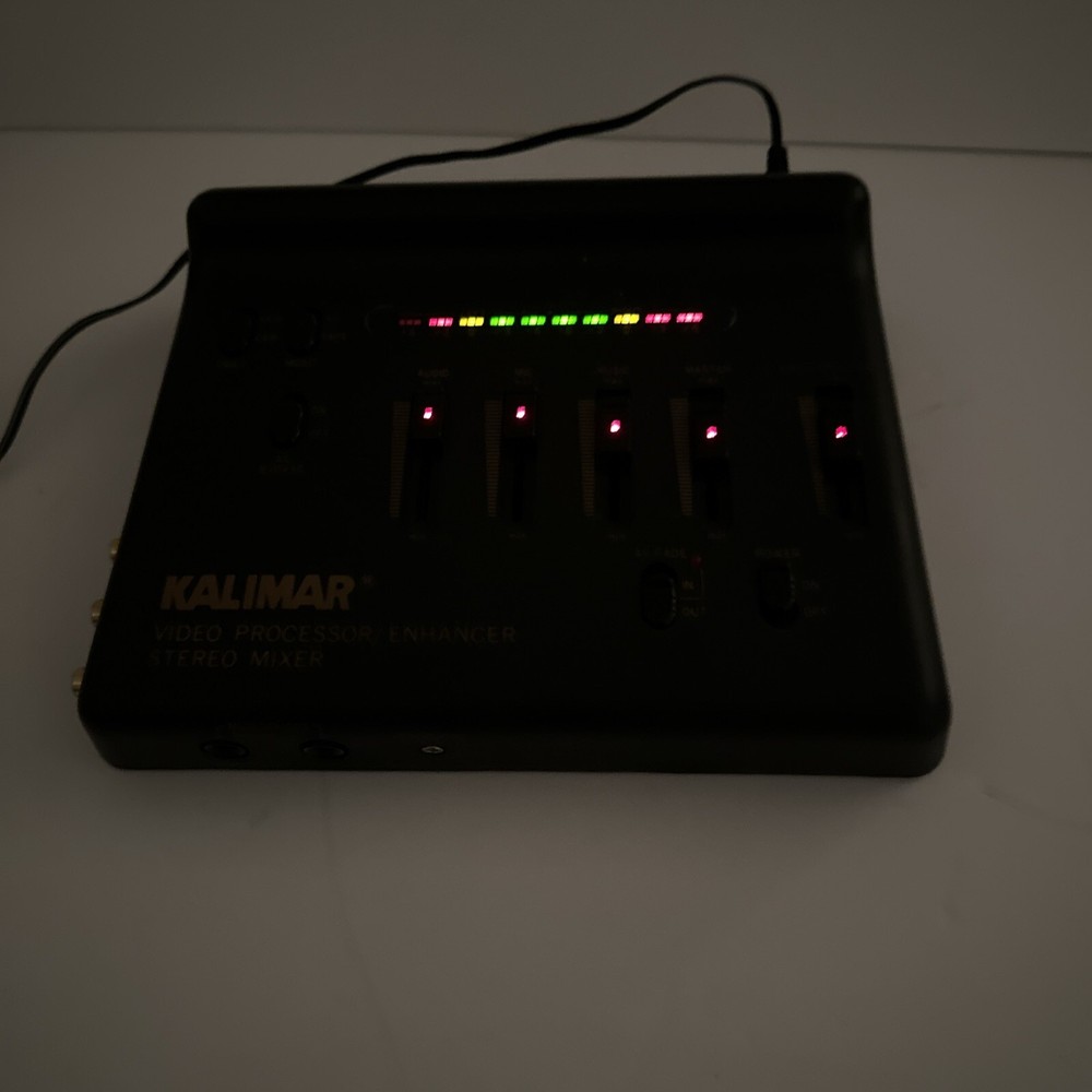 Kalimar Video Processor/Enhancer Stereo Mixer RARE Tested