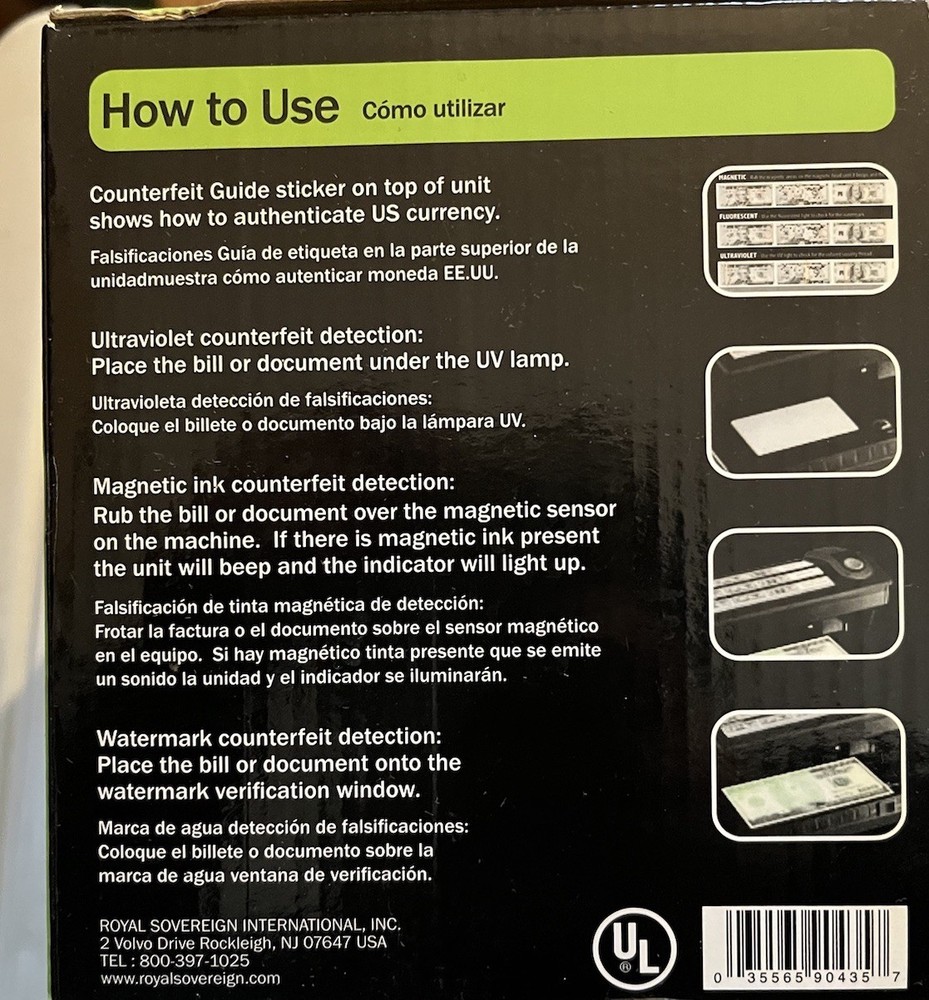 Royal Sovereign Counterfeit Detector