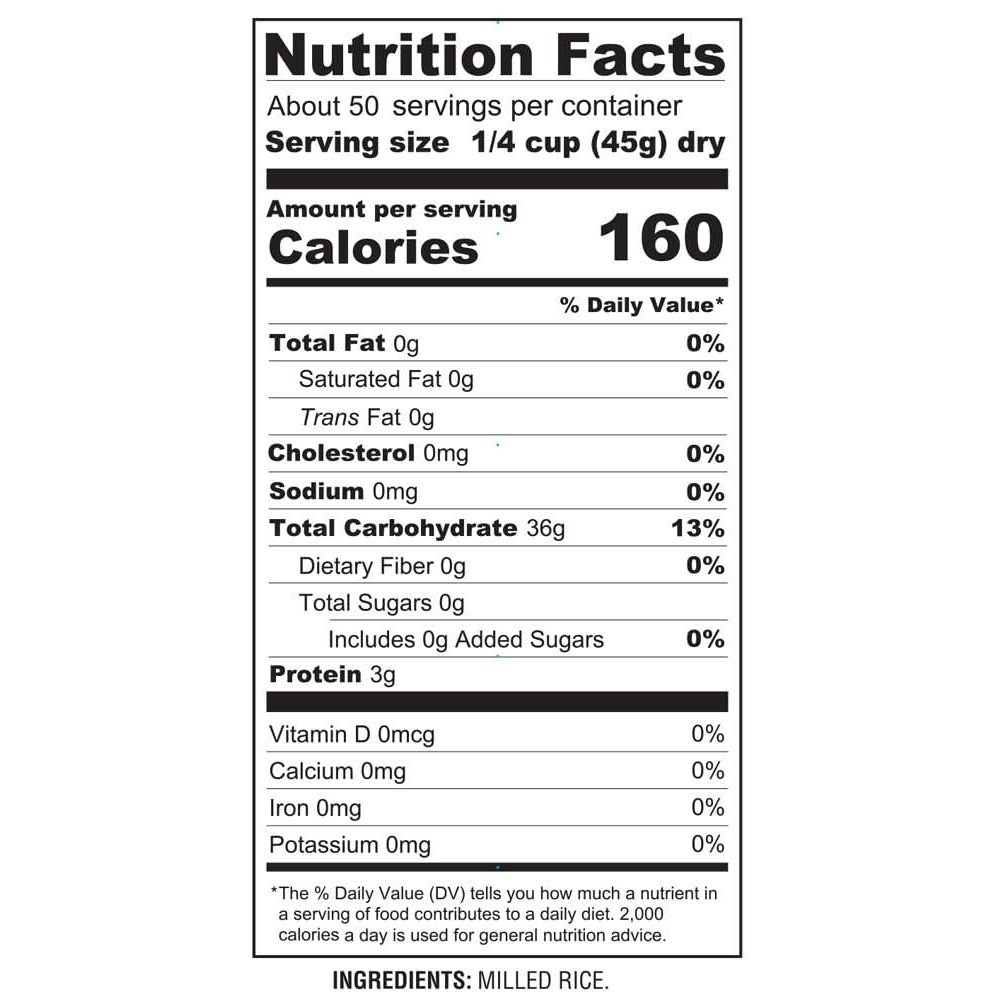 Medium Grain Rice 80oz Bulk Bag for Cooking Sushi Risotto