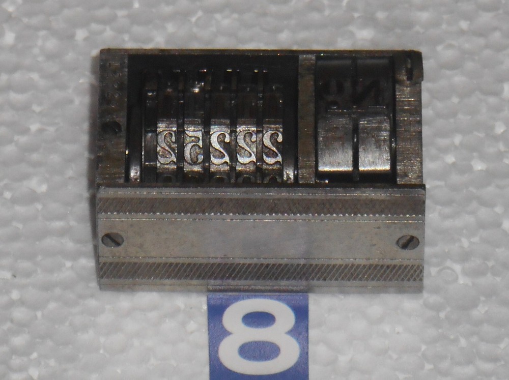 BOSTON Letterpress Numbering Machine | 8