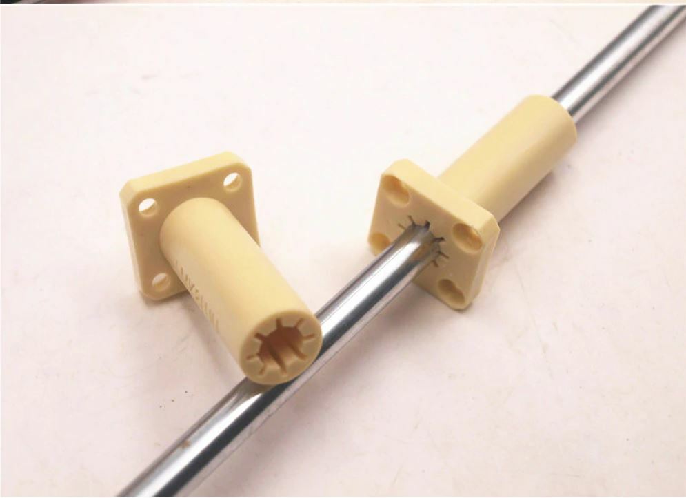 LMK8LUU 8mmx 15x 45mm Long Square Type Solid Polymer Linear Bushing