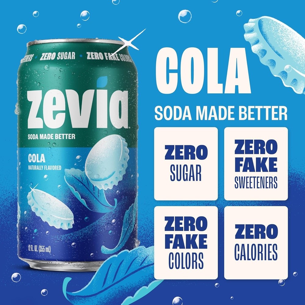 Zero Calorie Cola – 24-Pack Cans, & Kosher | Enjoy Guilt-Free Refreshment
