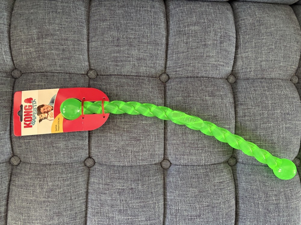 dog toy throwing rubber/plastic stick
