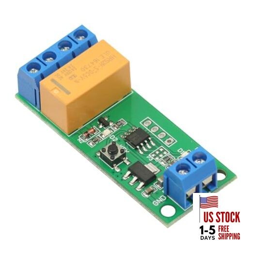DC 5/6/9/12V 5-12V DC Motor Reverse Polarity Module Time Adjustable DPDT Delay