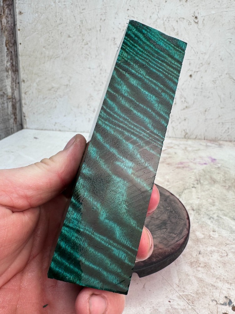 Stabilized Curly Mango Turning Blank or Knife Blank | SCM 750