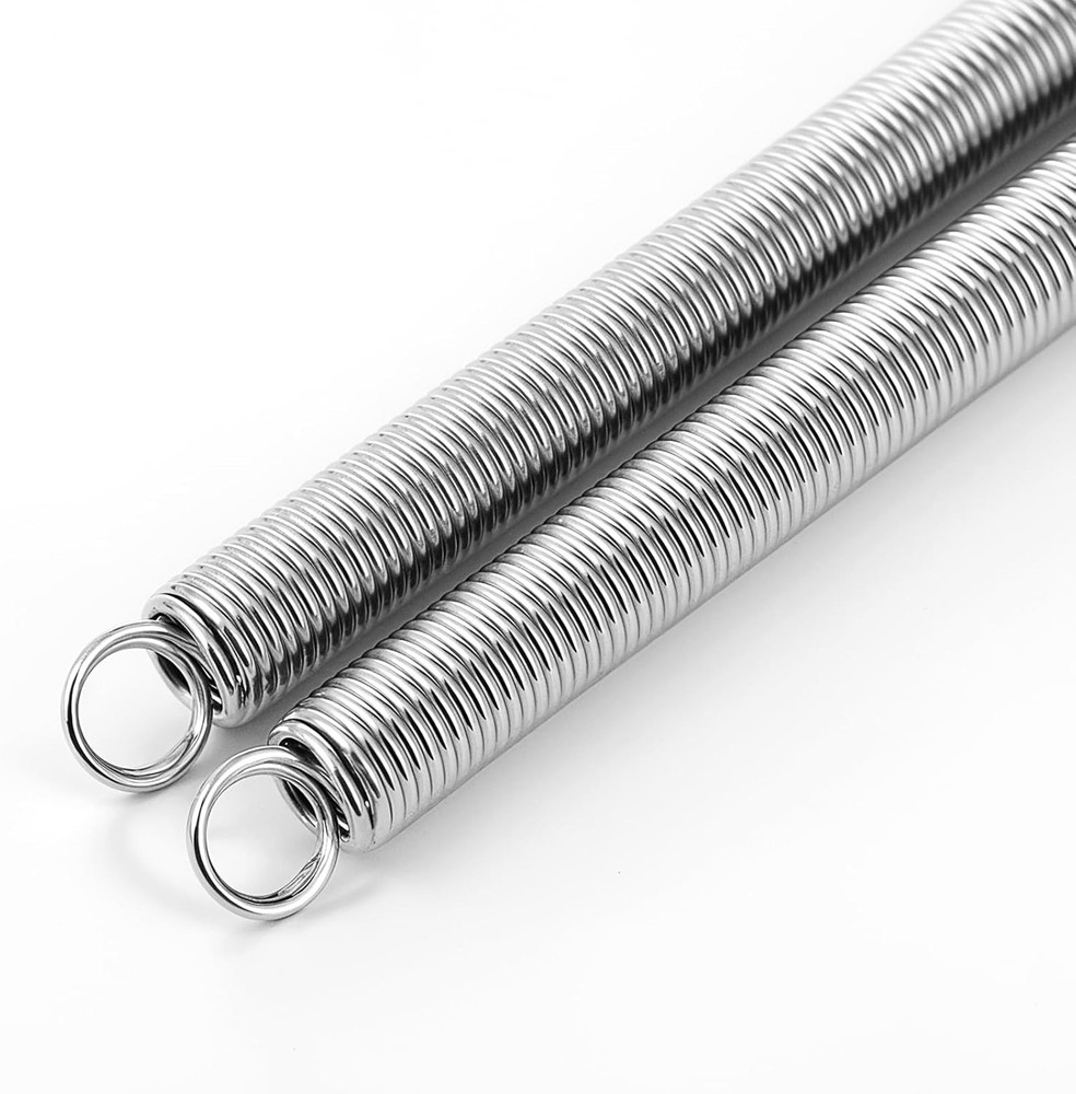 20 Inch Screen Door Spring, 2PCS Long Extension Spring Silver