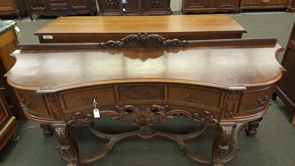 Walnut Serpentine Sideboard