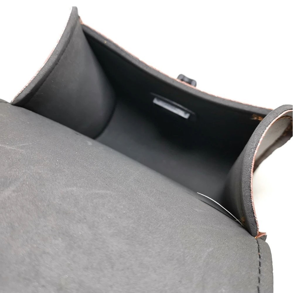 Universal Motorcycle Pouch Front Fork Sissy Bar Saddle Side Tool Bag Pu Leather