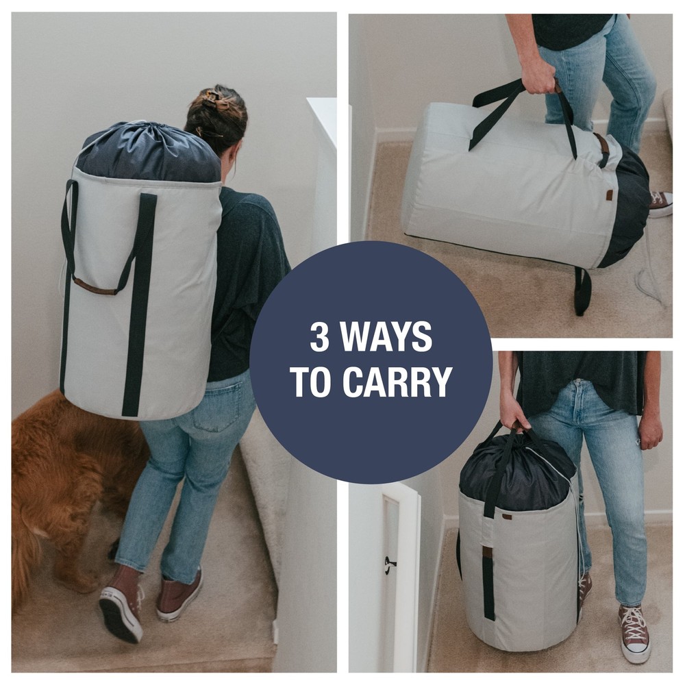 Laundry Duffel Luxe Stone Gray/Shadow Gray
