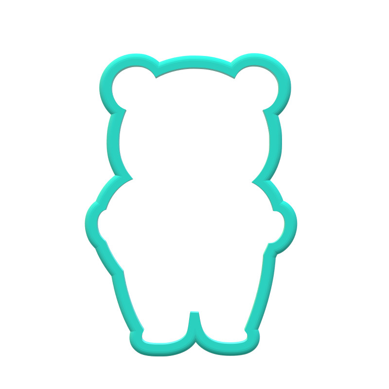 Love Heart Bear Cookie Cutters