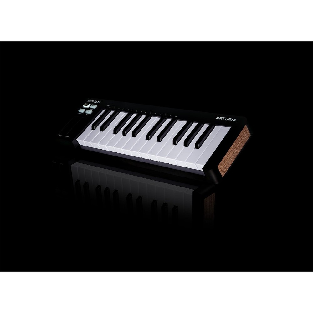Arturia MicroLab MK3 Black Ultra-Compact MIDI Keyboard Controller
