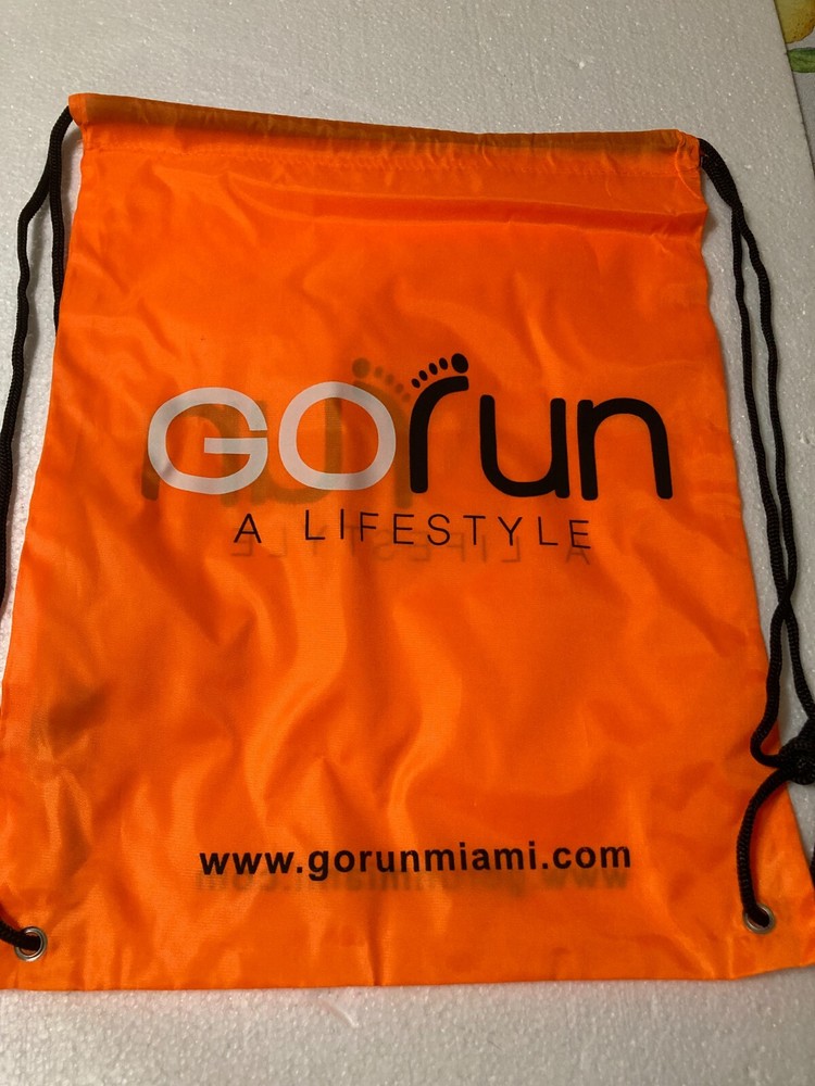 New!! Drawstring Bag - Go Run