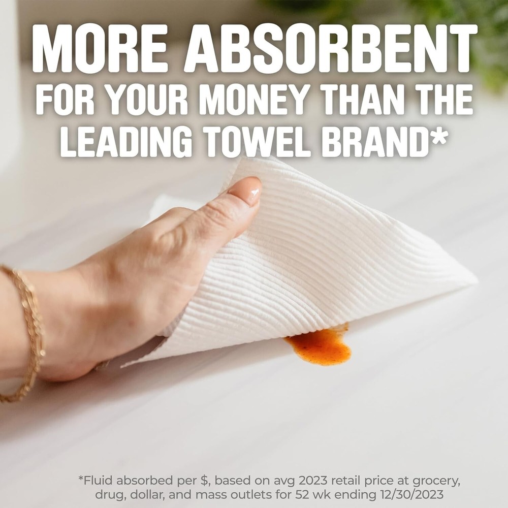 Scott Paper Towels 6 Double Rolls = 12 Regular Rolls (100 Sheets Per Roll)