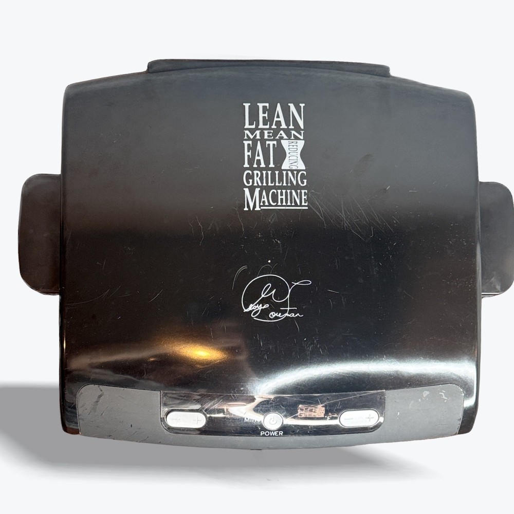 George Foreman Lean Mean Fat Grilling Machine Large GRP99BLK Tested