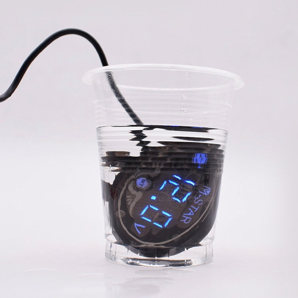 DC 12V LED Panel Digital Voltage Volt Meter Display Voltmeter For Motorcycle Car