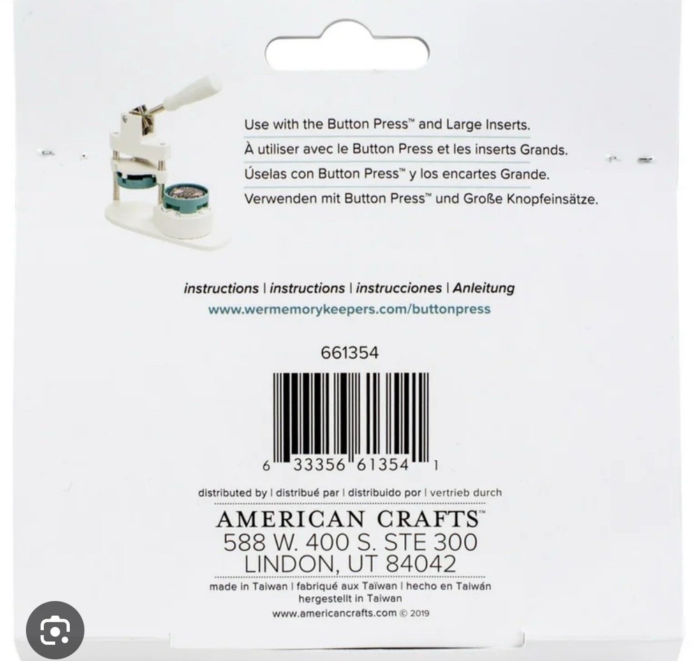 We R Memory Keepers Button Press Rosette Kit-Makes 2