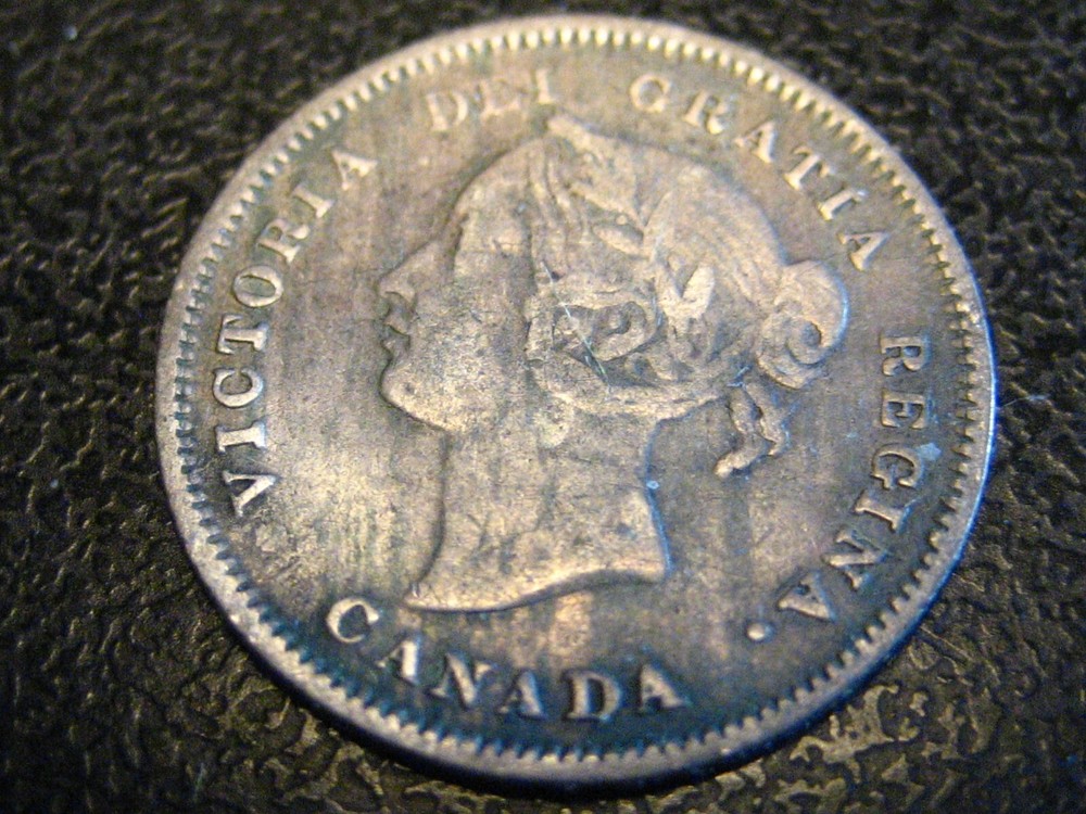 1881-H Canadian 5 Cent Silver