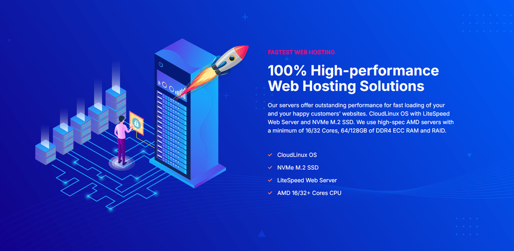 cPanel Web Hosting with FREE SSL CloudLinux & LiteSpeed Fast NVMe SSD Guaranteed