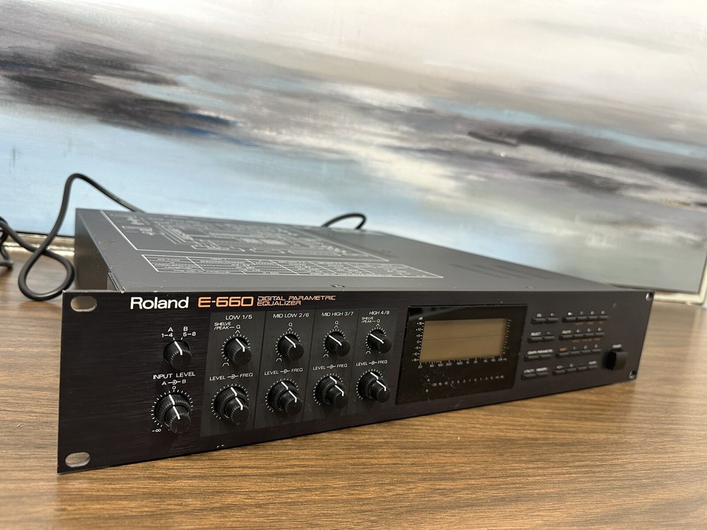 DEFECTIVE Roland E660 Digital Parametric Equalizer Eq Vintage Rack G3D