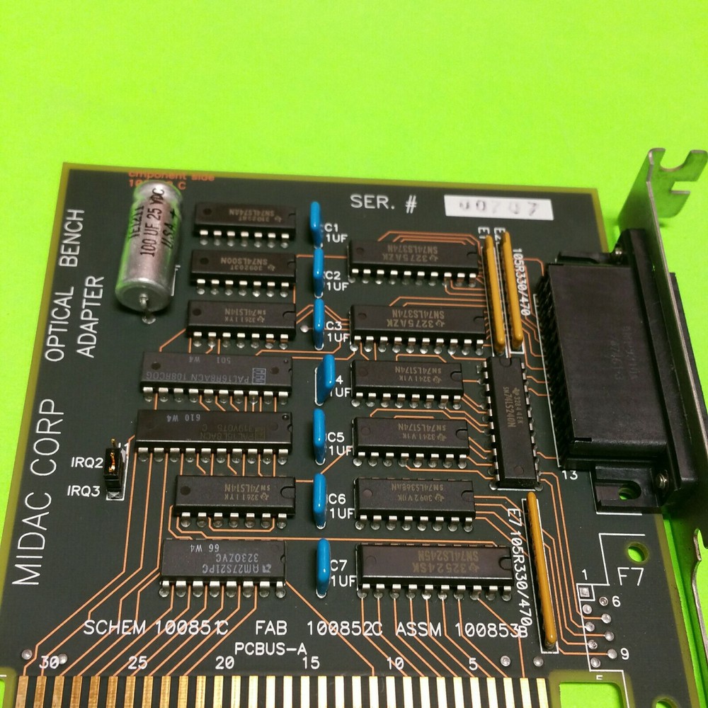 MIDAC CORP OPTICAL BENCH ADAPTER Computer Board Module Card 00852