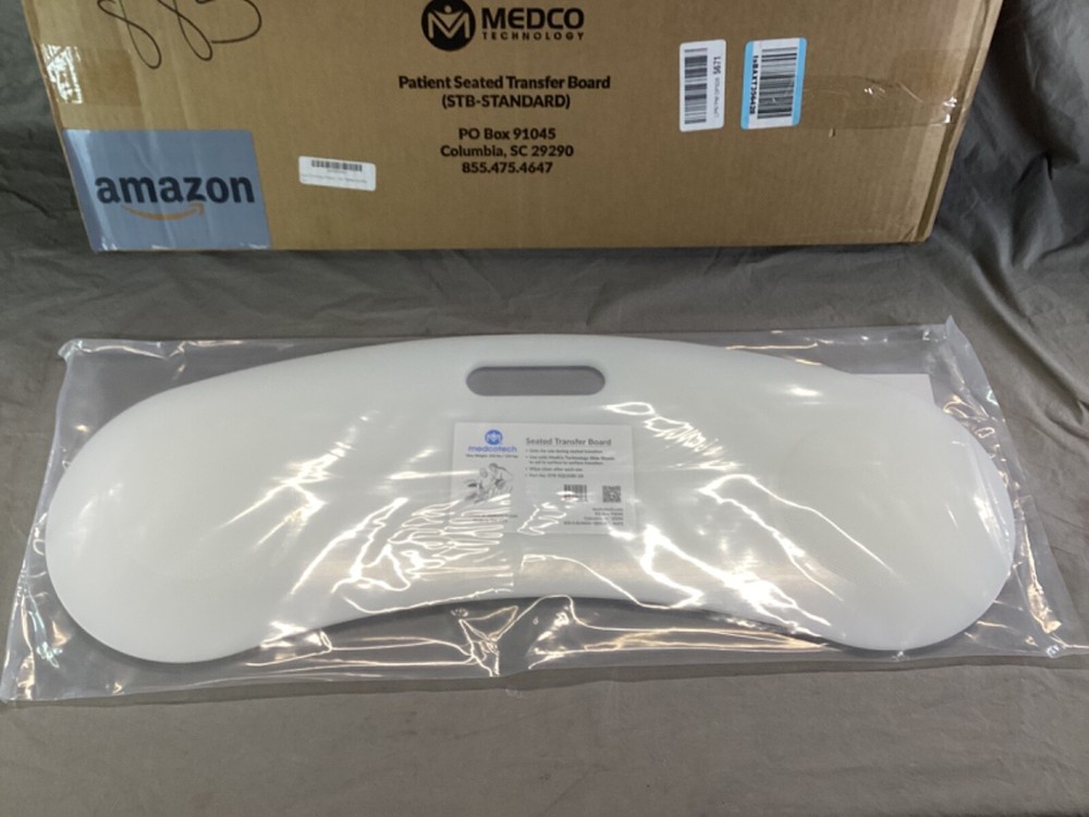 MedCo Technologies Premium Seated Slide Transfer Board STB-STANDARD White