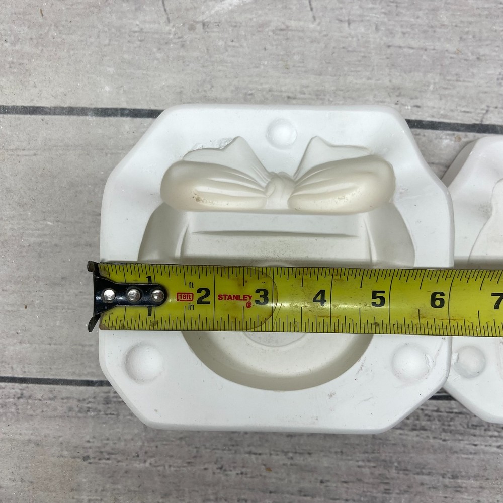 PCM Ceramic Casting Mold Large Bow Candle Holder #183