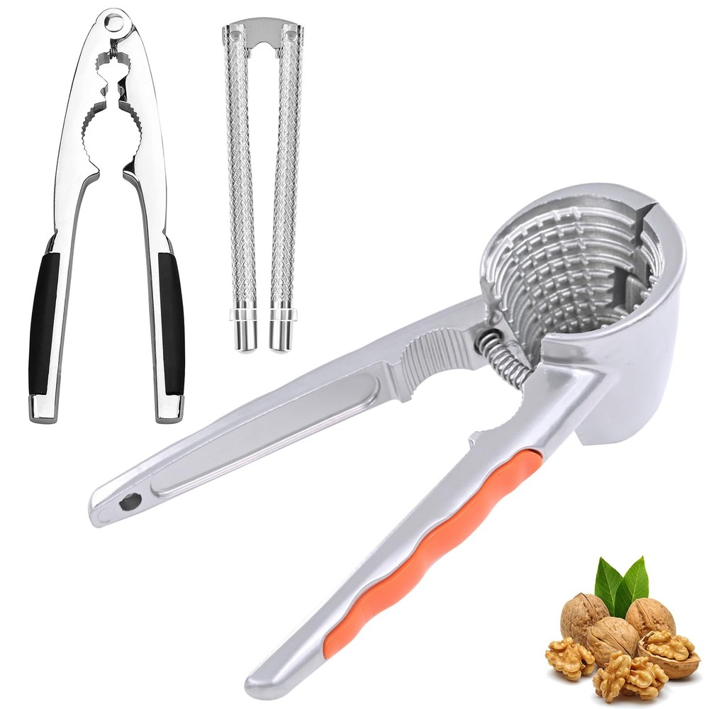3Pcs Nut Crackers Set Funnel cracker 3pc, 3 pcs walnut