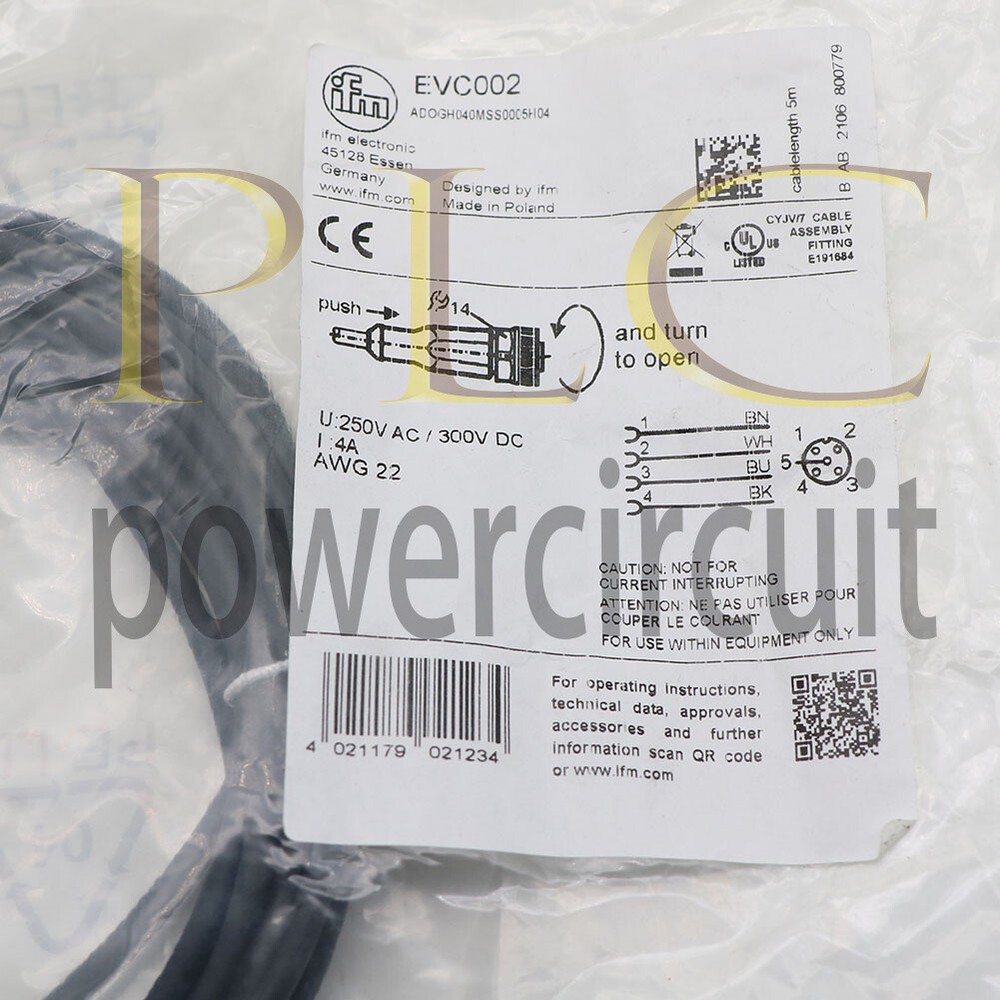 New IFM EVC002 Electronic Sensor 1Pcs.