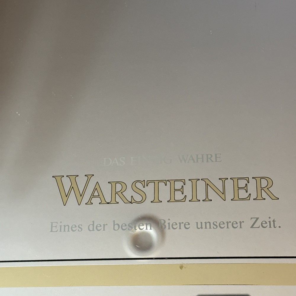 Vintage Warfteiner Bar Mirror 21x17