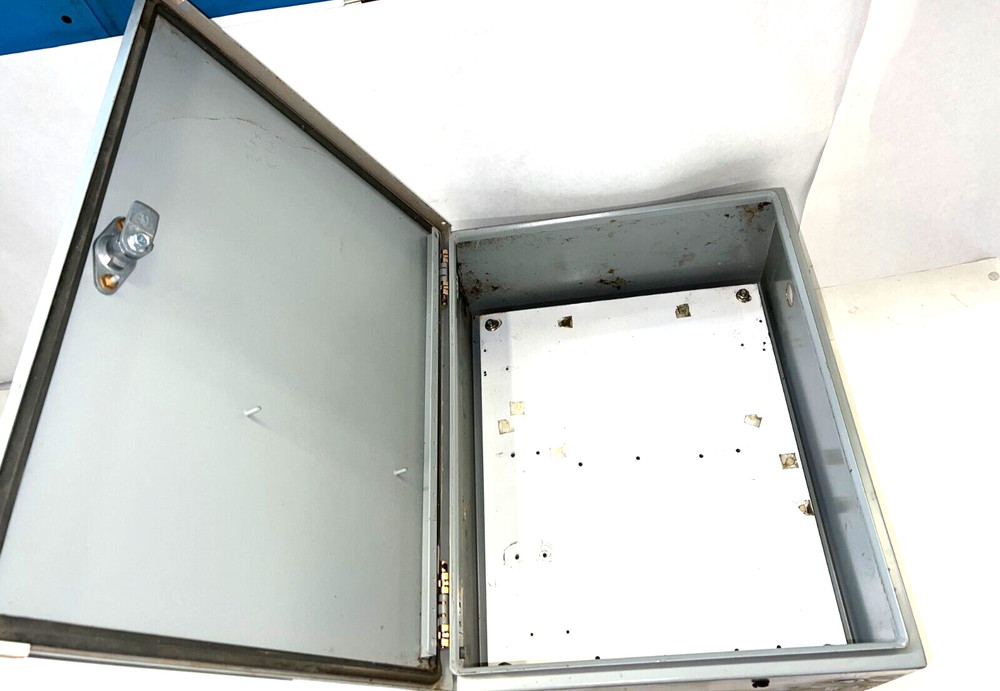 HOFFMAN INDUSTRIAL CONTROL PANEL ENCLOSURE C-SD20168 TYPE 4, 12 SINGLE DOOR