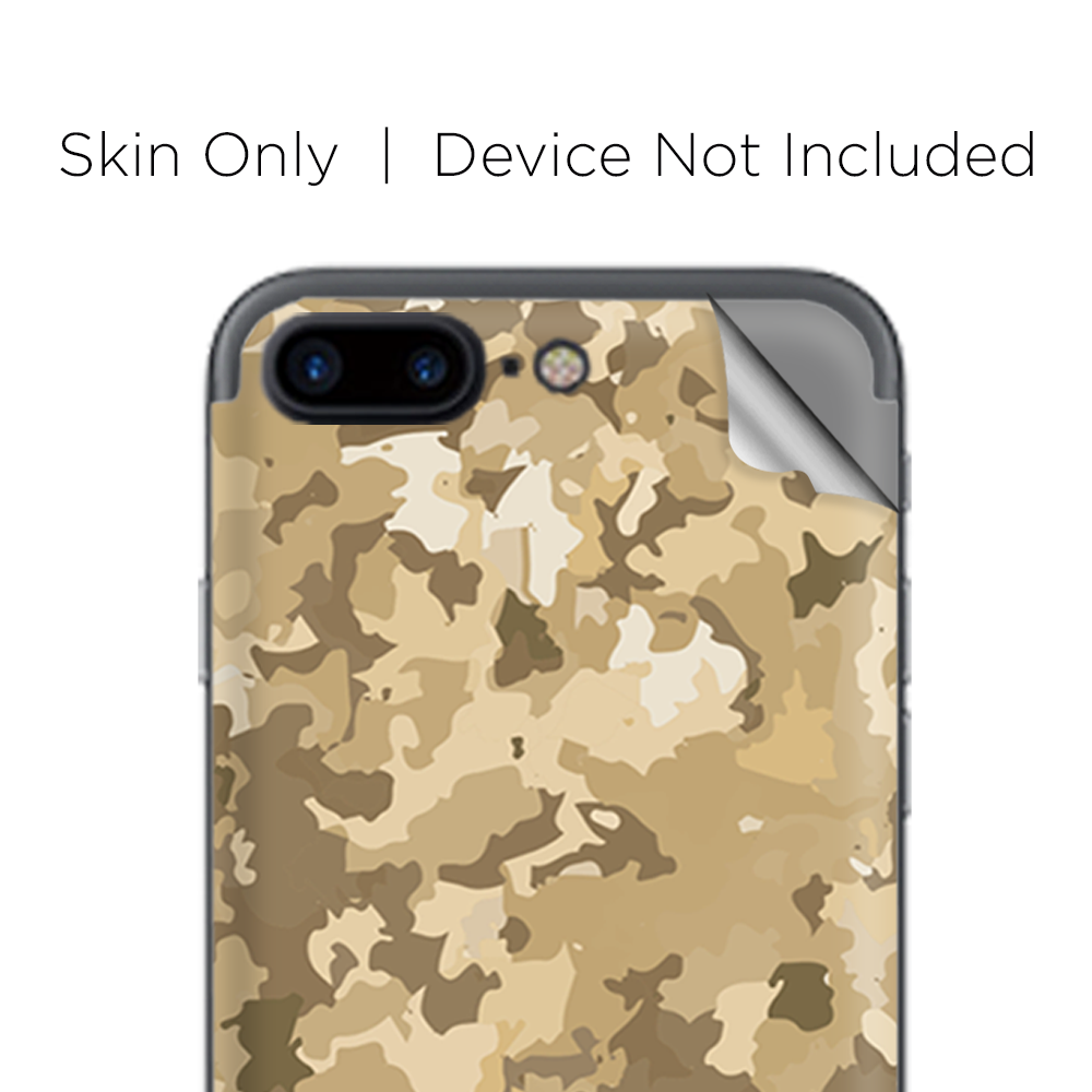 Apple iPhone 7 / 8 Plus Skins Decal Wrap Brown Desert Camo camouflage