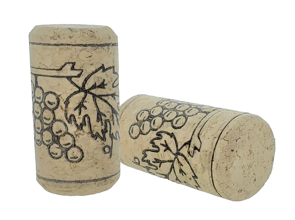 Burgundy Wax and Corks (8 X 1 3/4) Wine Bottling Combination