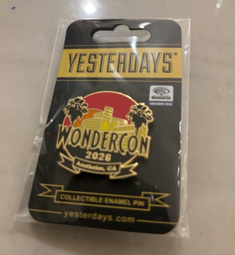 2026 Yesterdays Wondercon Exclusive Pin
