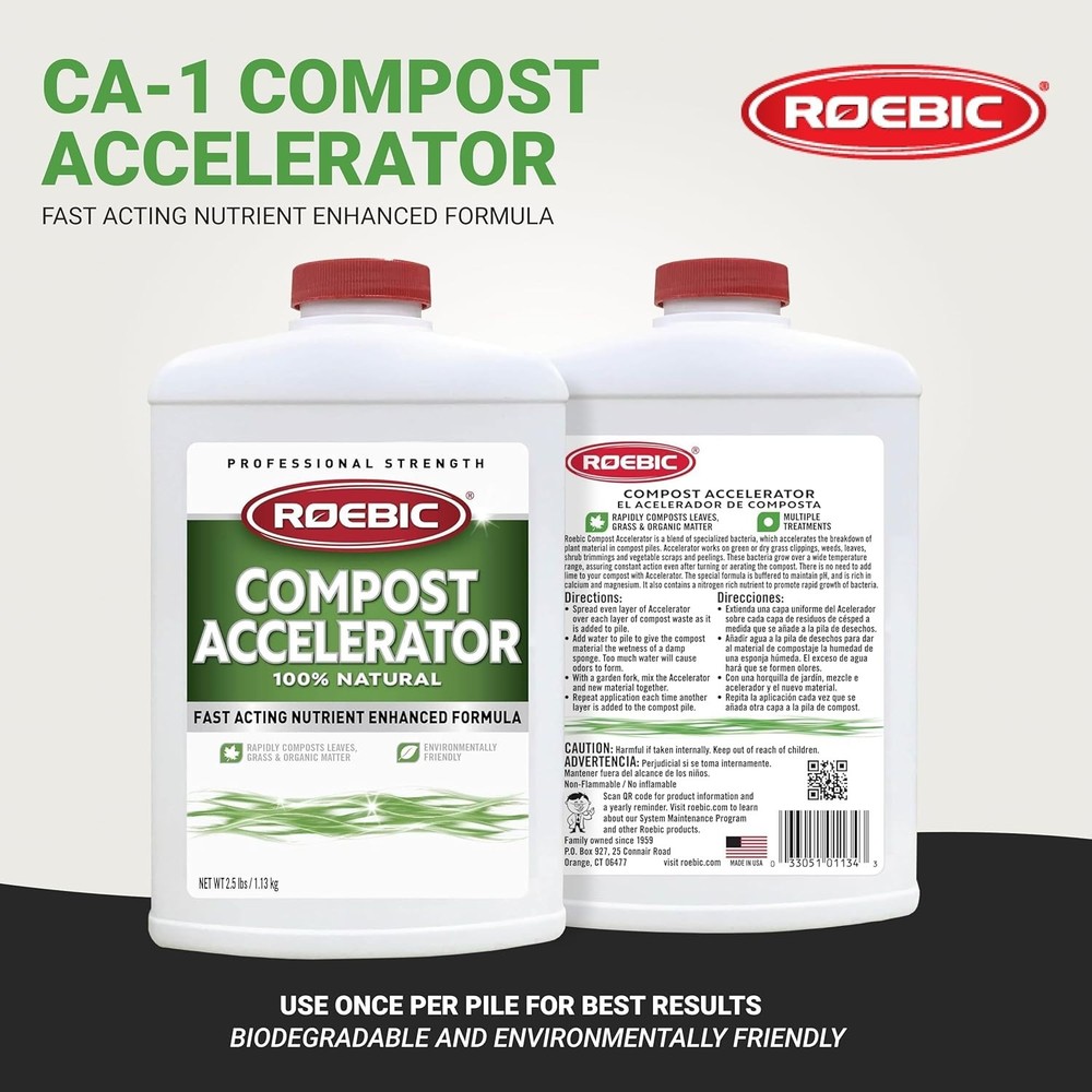 CA-1 Bacterial Compost Accelerator: 2.5 pounds, for faster composting