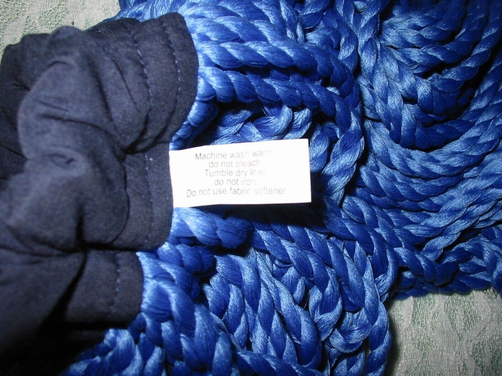 Fuller Brush String Mop Replacement Head - Blue Microfiber ~ AS IS