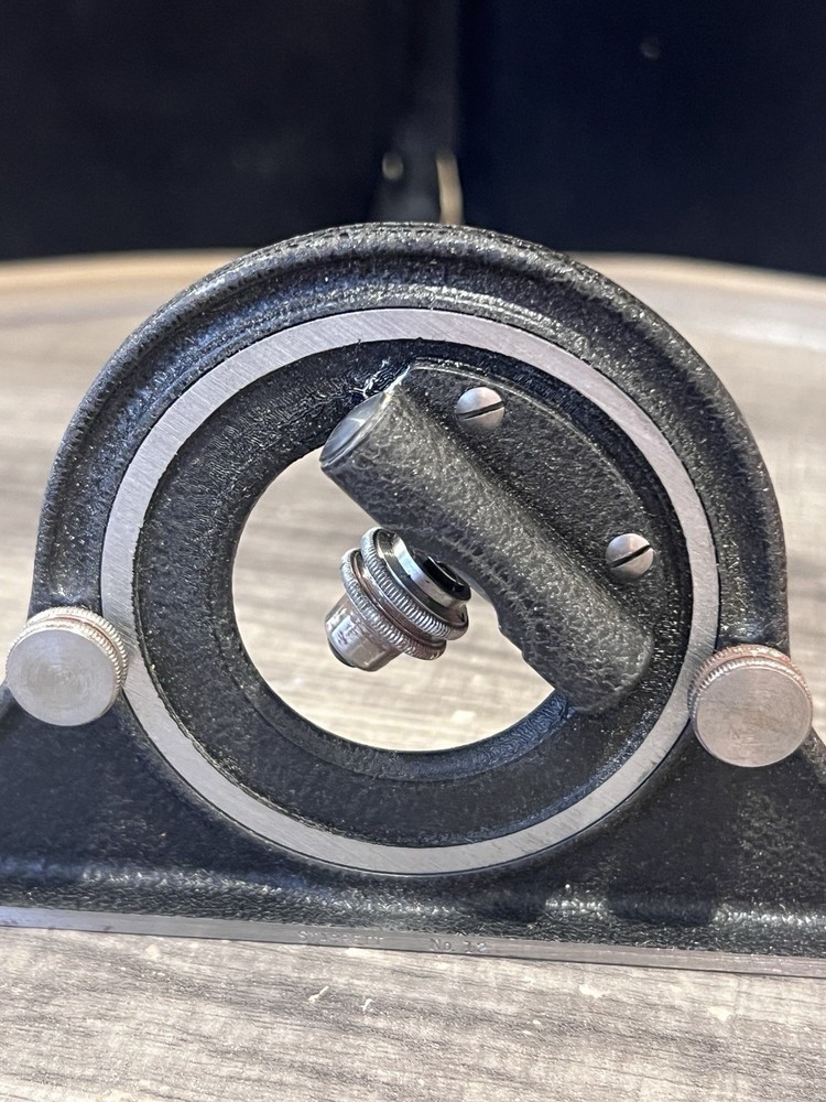 Starrett Satin Chrome Protractor Head CPNR1224W Original box /packaging