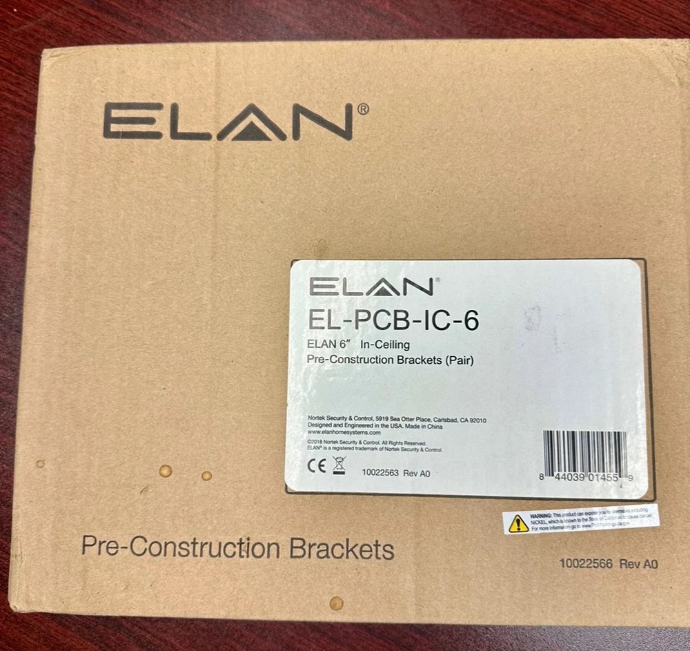 Elan In-Ceiling Pre-Construction 6.5-in Speaker Brackets EL-PCB-IC-6