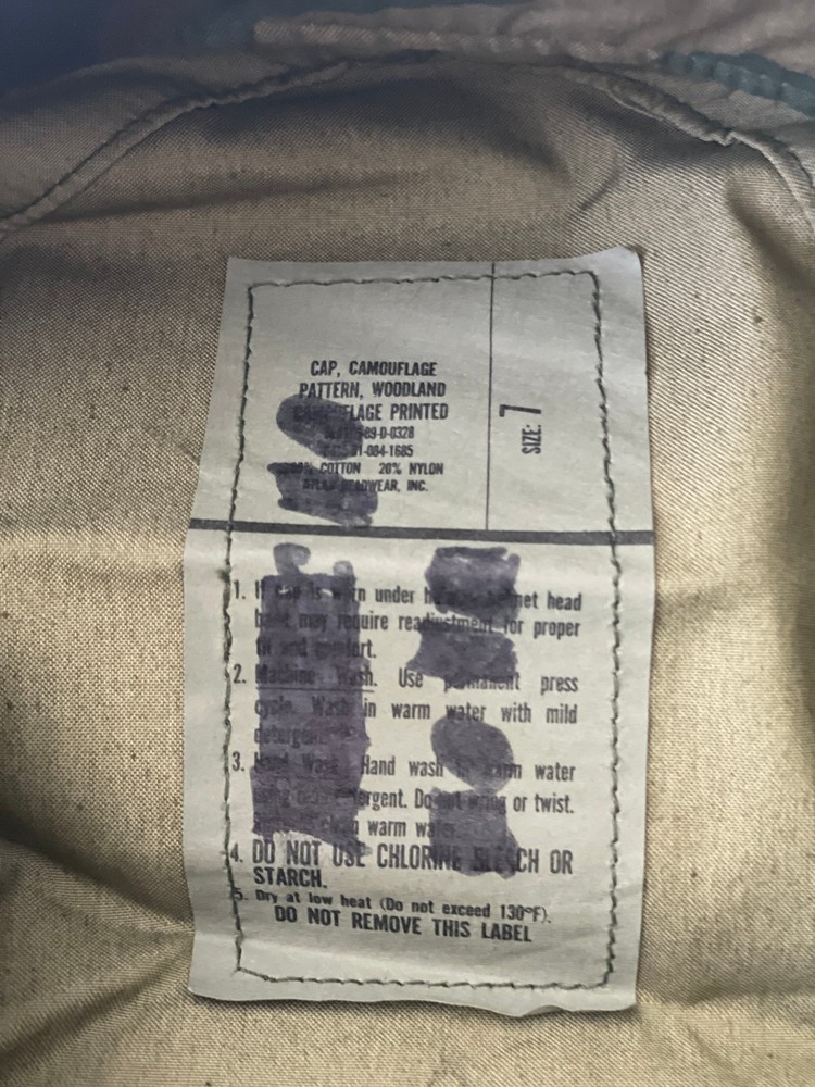 bdu patrol cap
