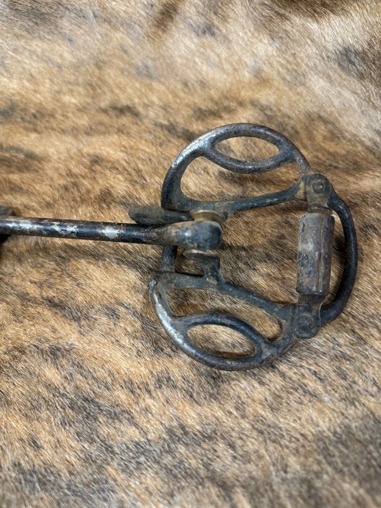 Vintage Unmarked Driving Horse Bit - Roller on Side Cheek