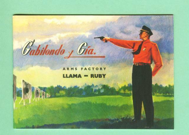 Llama Model Ruby Revolver Owners Manual Reproduction