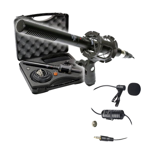 Vidpro XM-55 11' Broadcast Microphone with XM-L Lavalier Microphone Kit