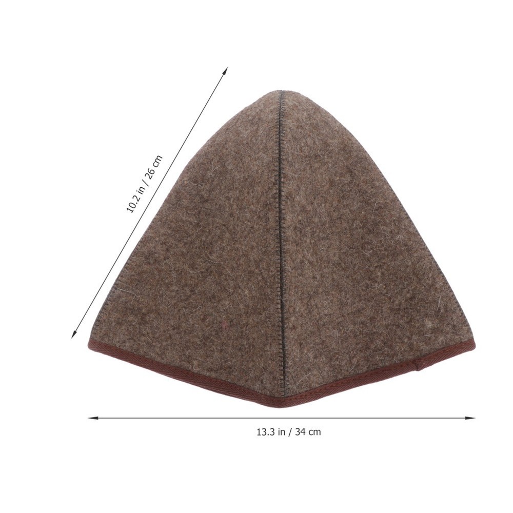 Wool sauna accessories Hat Sauna Hat for Men Wool Felt Bath