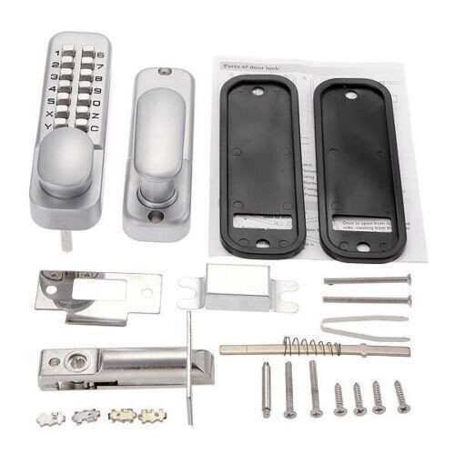 Waterproof Mechanical Digital Door Gate Lock Button Keypad Keyless Code Set ╏