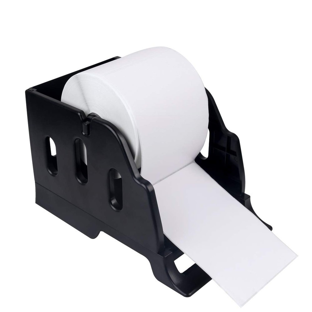 Label Holder for Rolls and Fanfold Labels - Desktop Label Printer Accessory