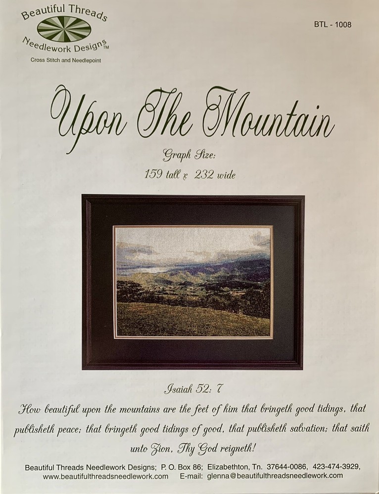 Upon The Mountain Cross Stitch Pattern By Beautiful Threads