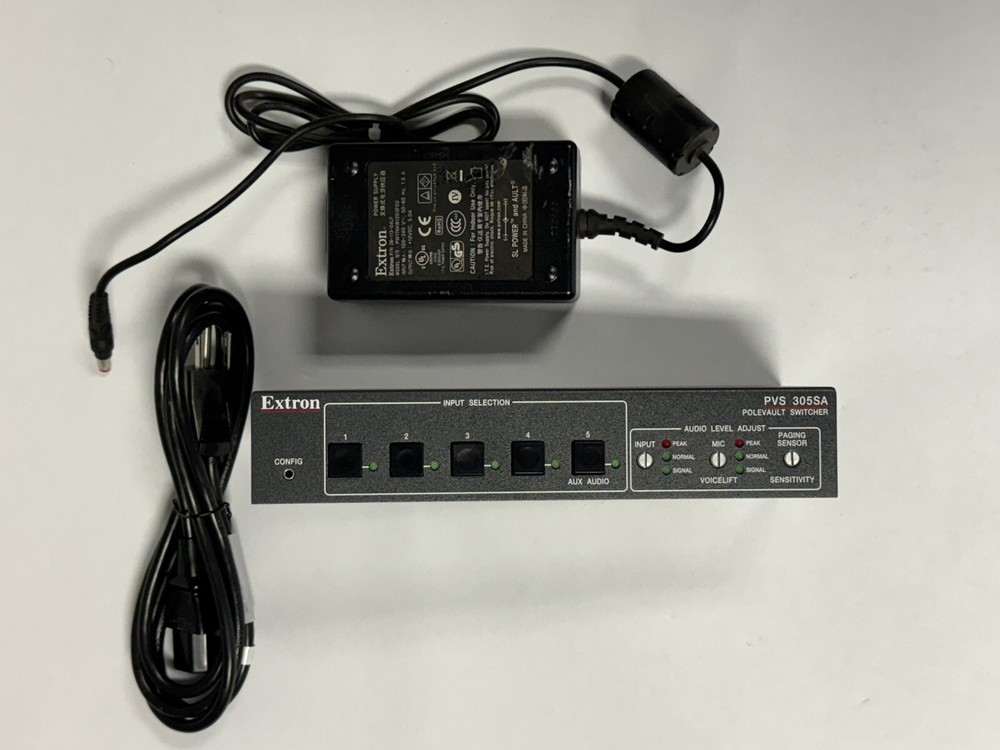 Extron PVS 305SA IP Polevault Switcher With A/C Adapter