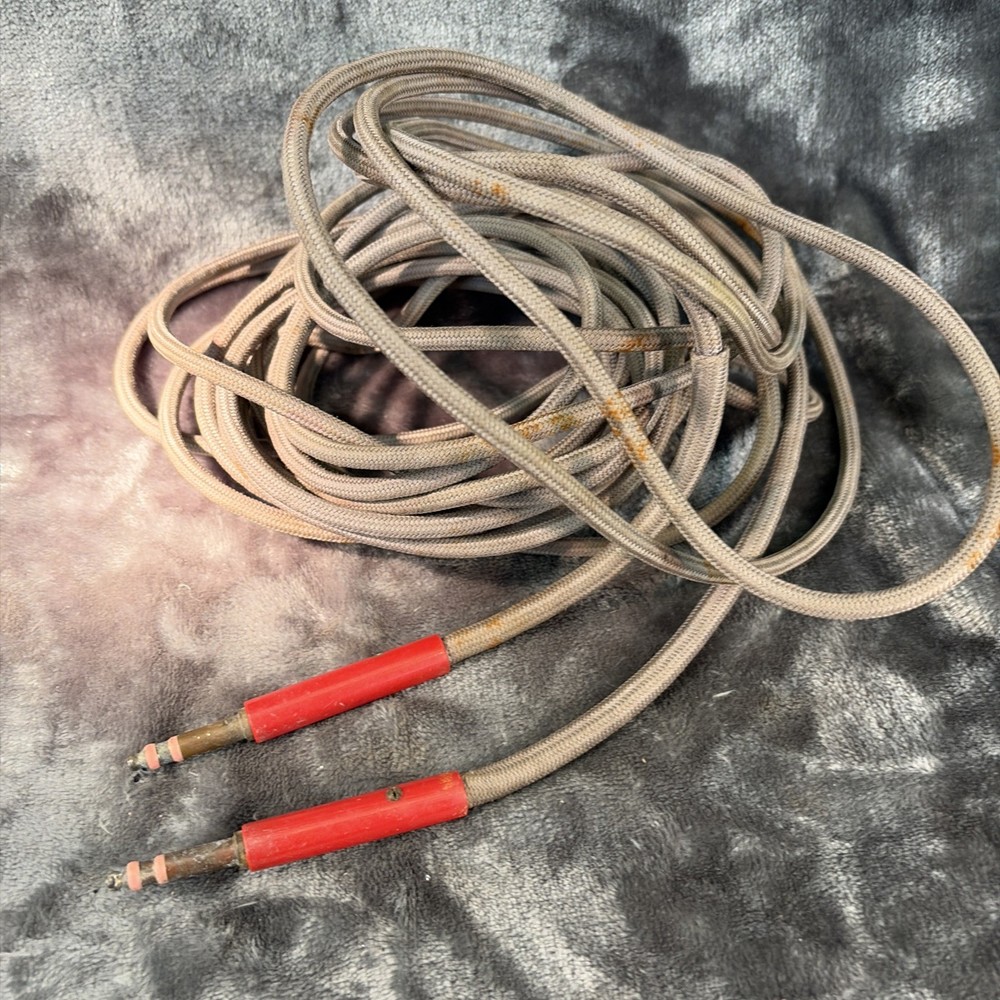 Vintage Telephone Switchboard Cloth Patch Line Cord 25 feet