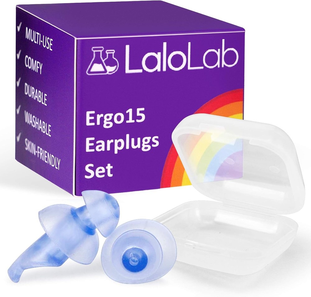 Ear Plugs for Sleeping by LLab | 1 Pair with Container | fortable